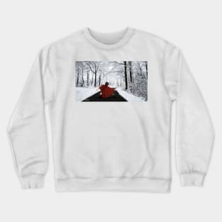 Red Snow Dance Crewneck Sweatshirt